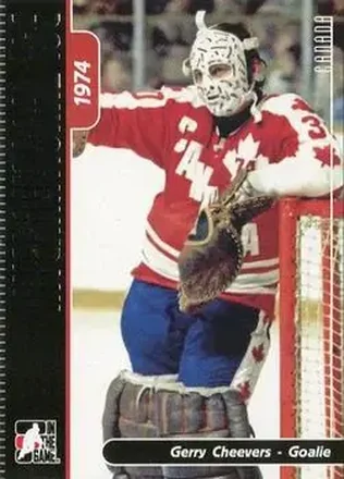 2006-07 In The Game Used International Ice #11 - Gerry Cheevers - Canada