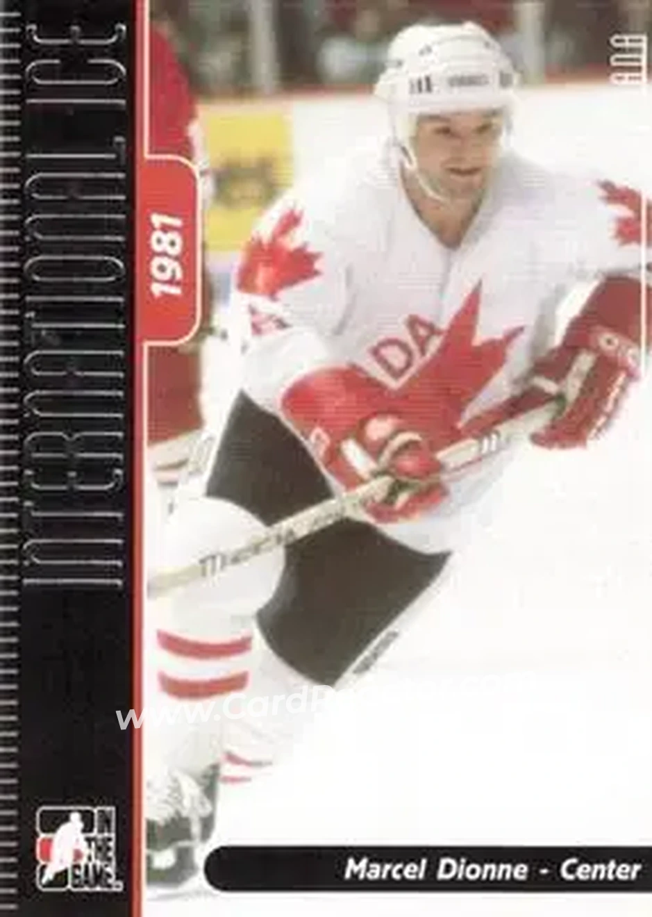 2006-07 In The Game Used International Ice #13 - Marcel Dionne - Canada - Front 2006-07 In The Game Used International Ice #13 - Marcel Dionne - Canada - Front