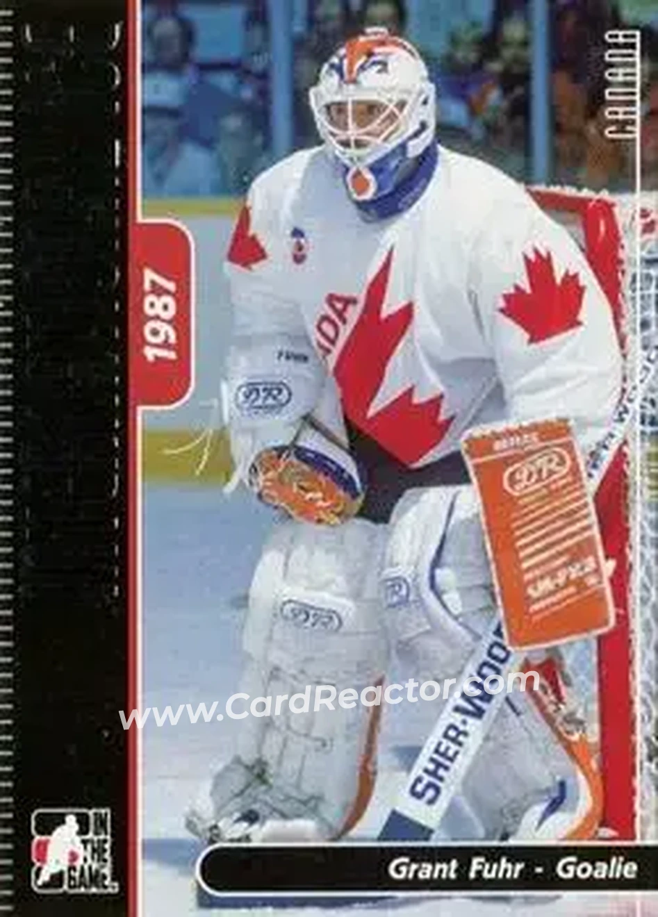 2006-07 In The Game Used International Ice #14 - Grant Fuhr - Canada - Front