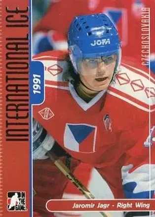 2006-07 In The Game Used International Ice #15 - Jaromir Jagr - Czechoslovakia