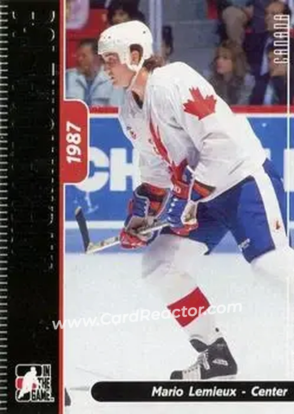 2006-07 In The Game Used International Ice #17 - Mario Lemieux - Canada - Front