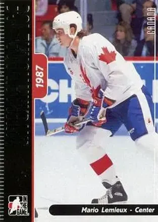 2006-07 In The Game Used International Ice #17 - Mario Lemieux - Canada