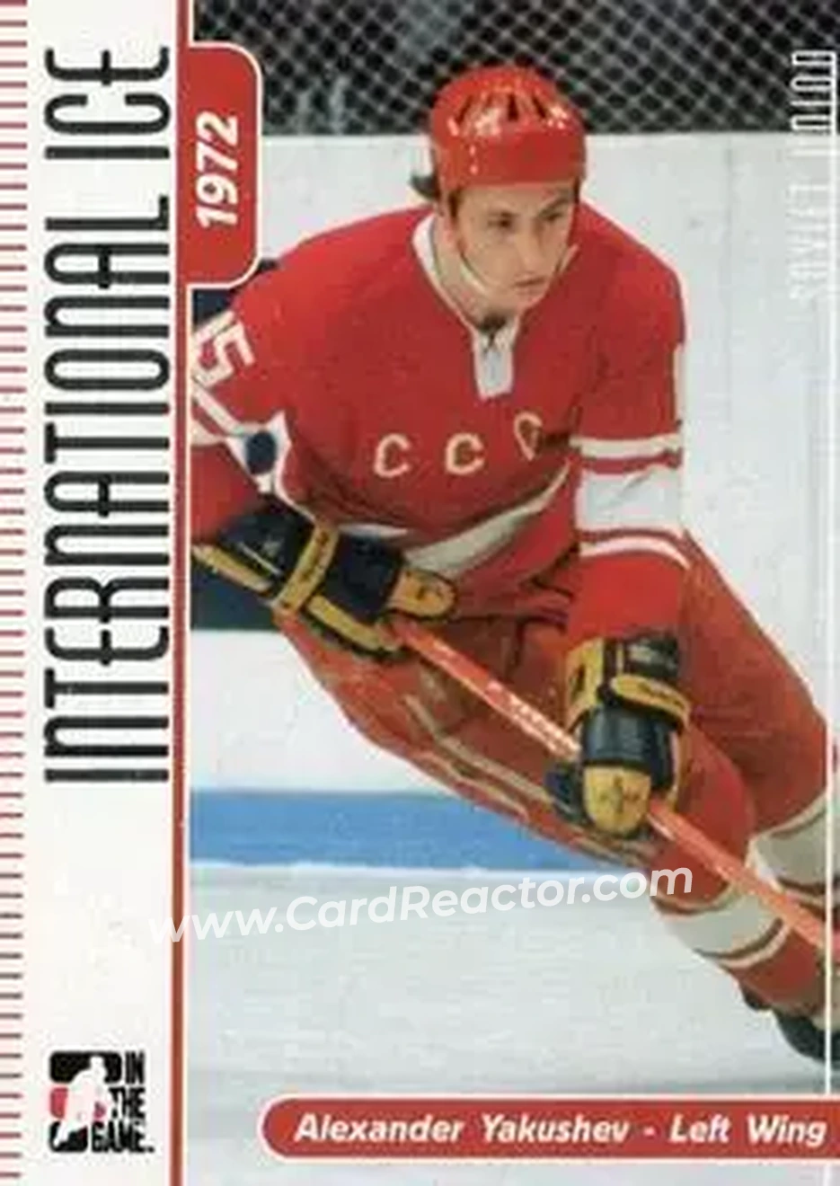 2006-07 In The Game Used International Ice #19 - Alexander Yakushev - USSR - Front