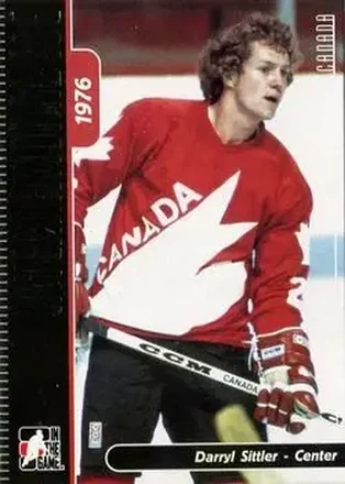 2006-07 In The Game Used International Ice #22 - Darryl Sittler - Canada