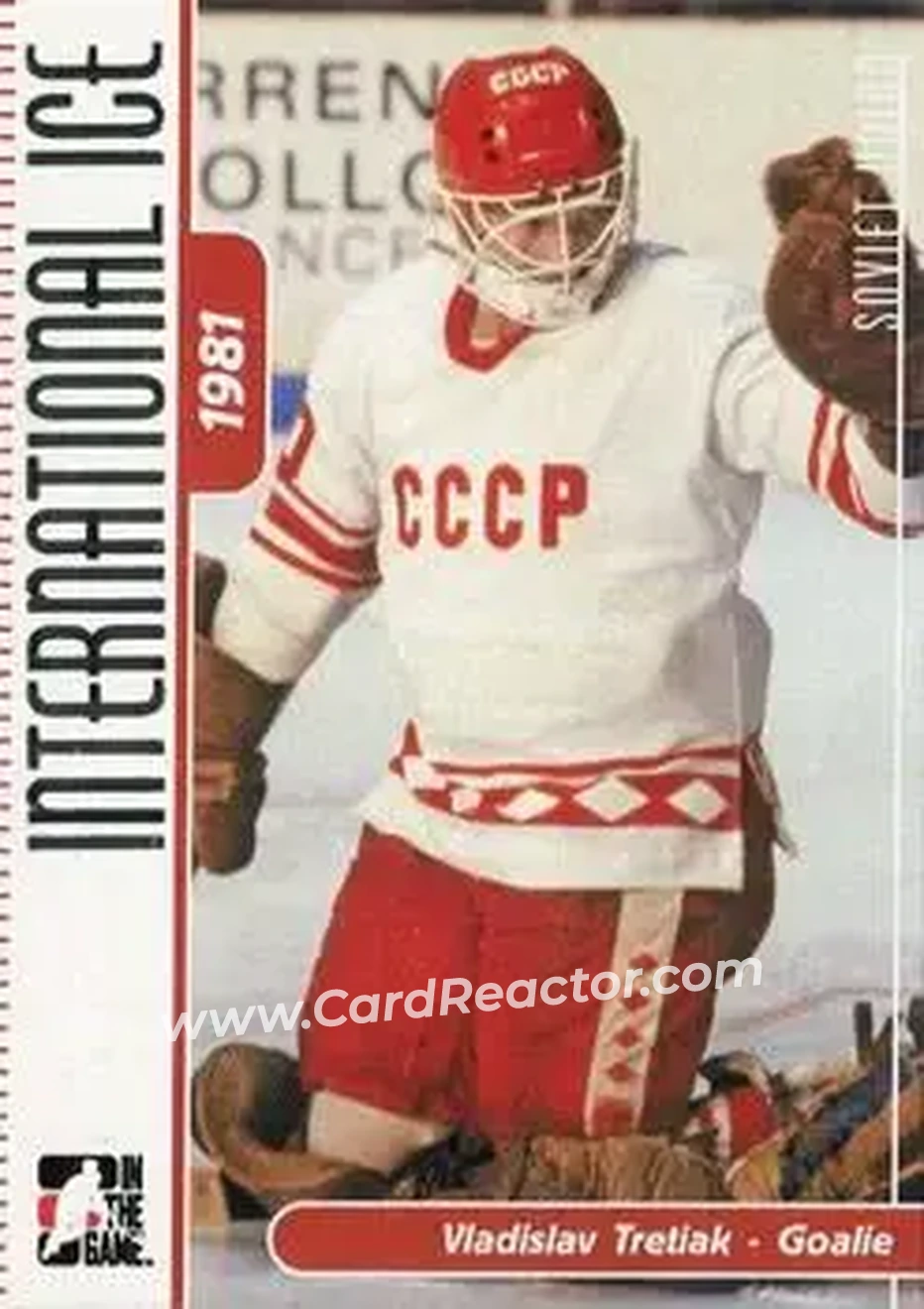 2006-07 In The Game Used International Ice #25 - Vladislav Tretiak - USSR - Front