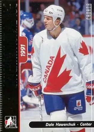 2006-07 In The Game Used International Ice #27 - Dale Hawerchuk - Canada