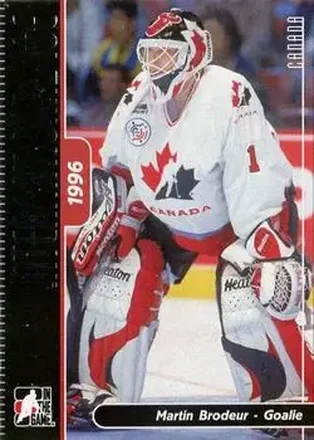 2006-07 In The Game Used International Ice #28 - Martin Brodeur - Canada