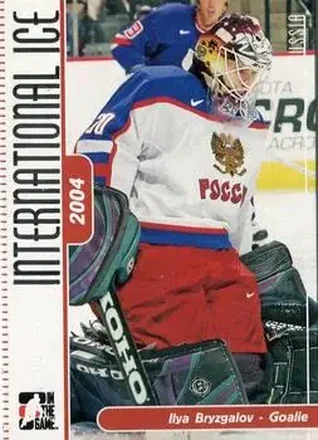 2006-07 In The Game Used International Ice #29 - Ilya Bryzgalov - Russia