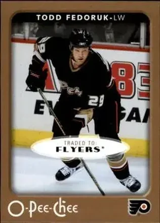 2006-07 O-Pee-Chee #4 Todd Fedoruk