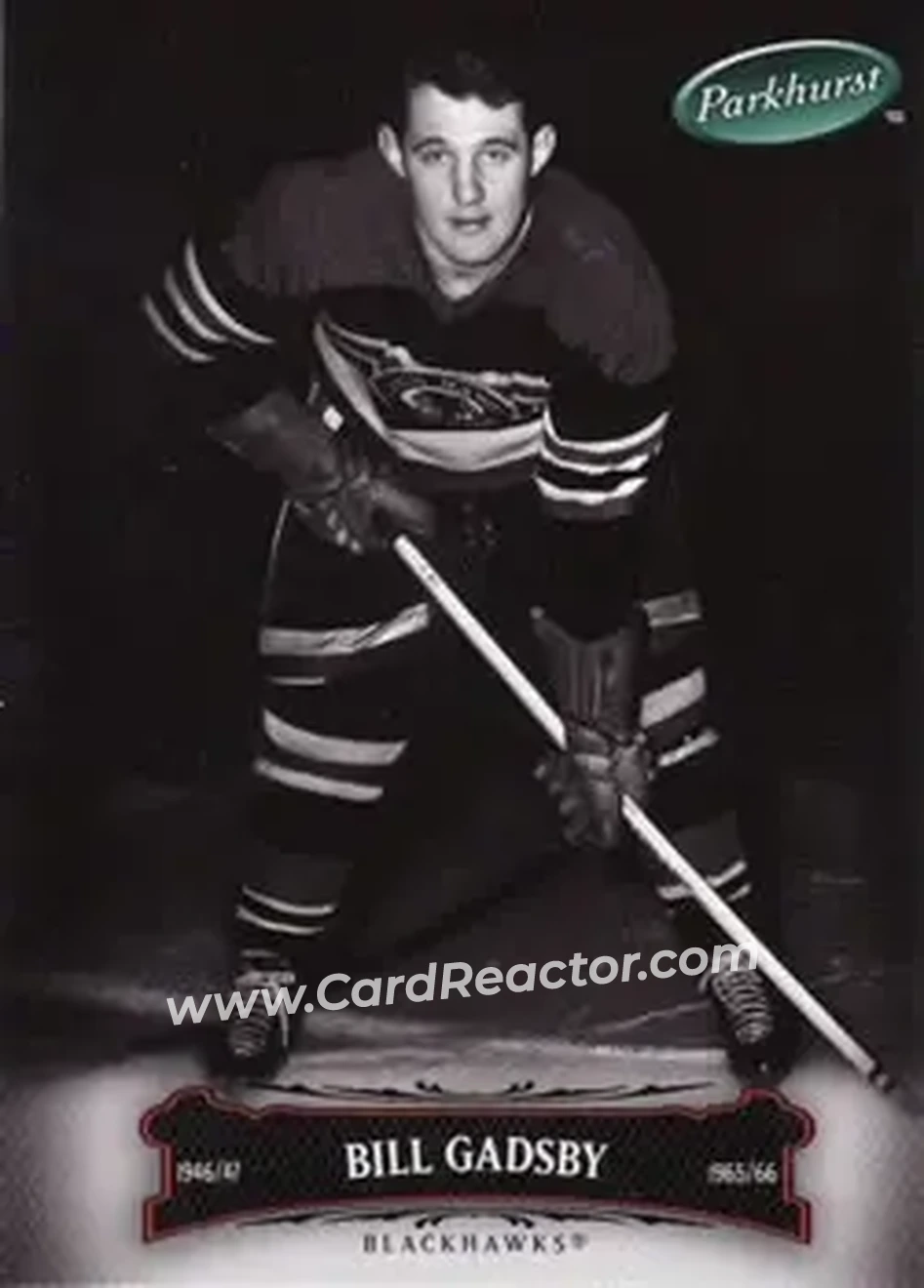 2006-07 Parkhurst #6 - Bill Gadsby - Chicago Blackhawks - Front
