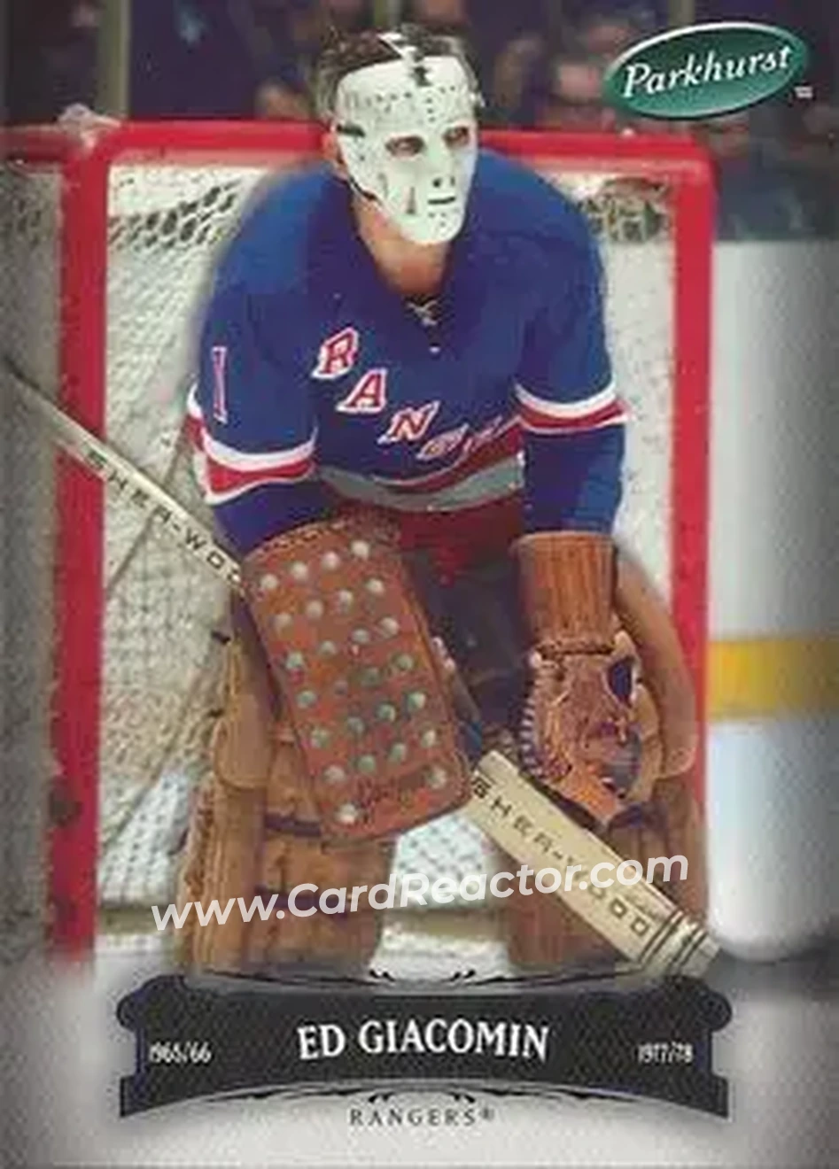 2006-07 Parkhurst #8 - Eddie Giacomin - New York Rangers - Front