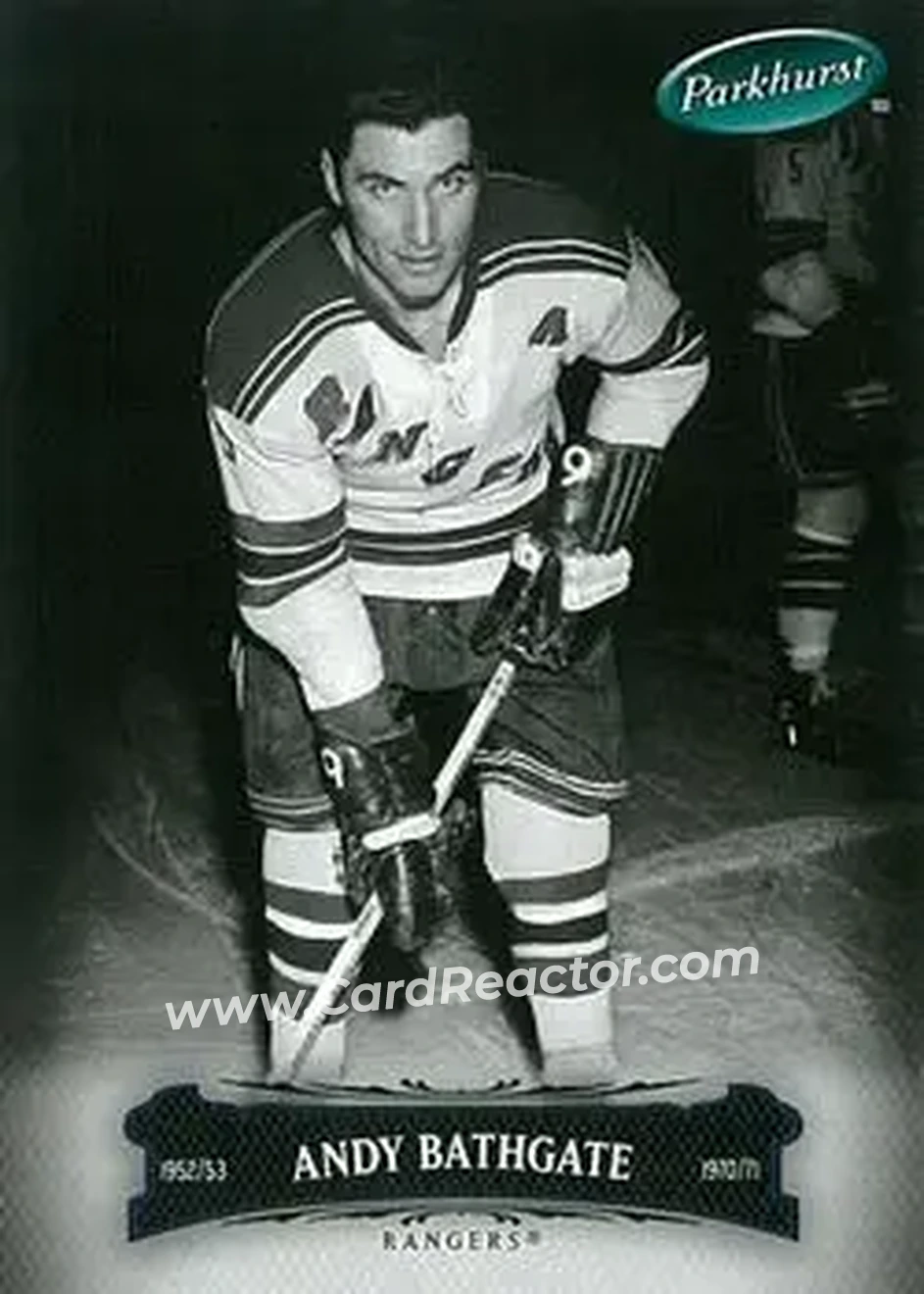 2006-07 Parkhurst #9 - Andy Bathgate - New York Rangers - Front