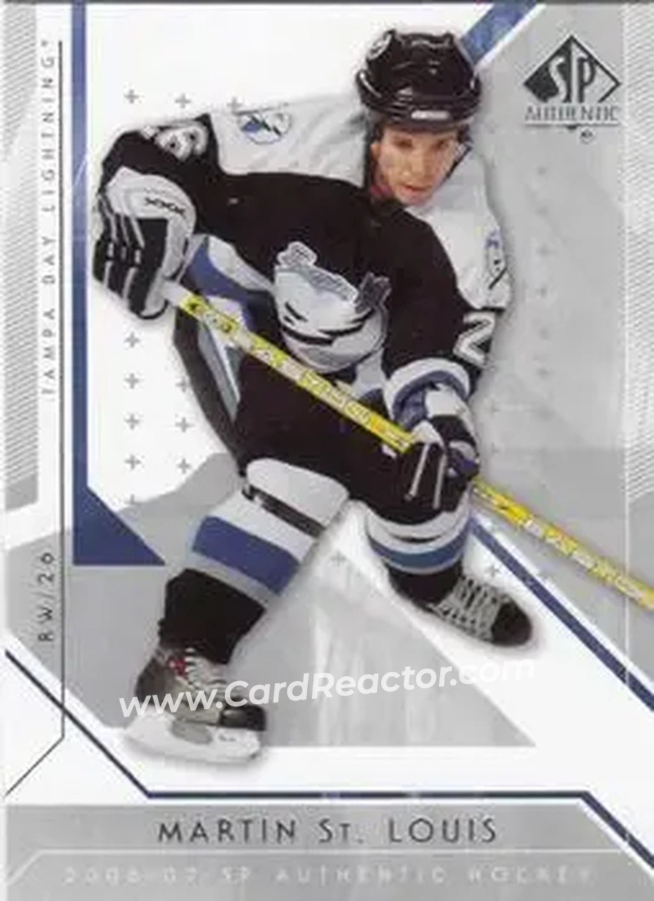 2006-07 SP Authentic #11 - Martin St. Louis - Tampa Bay Lightning - Front