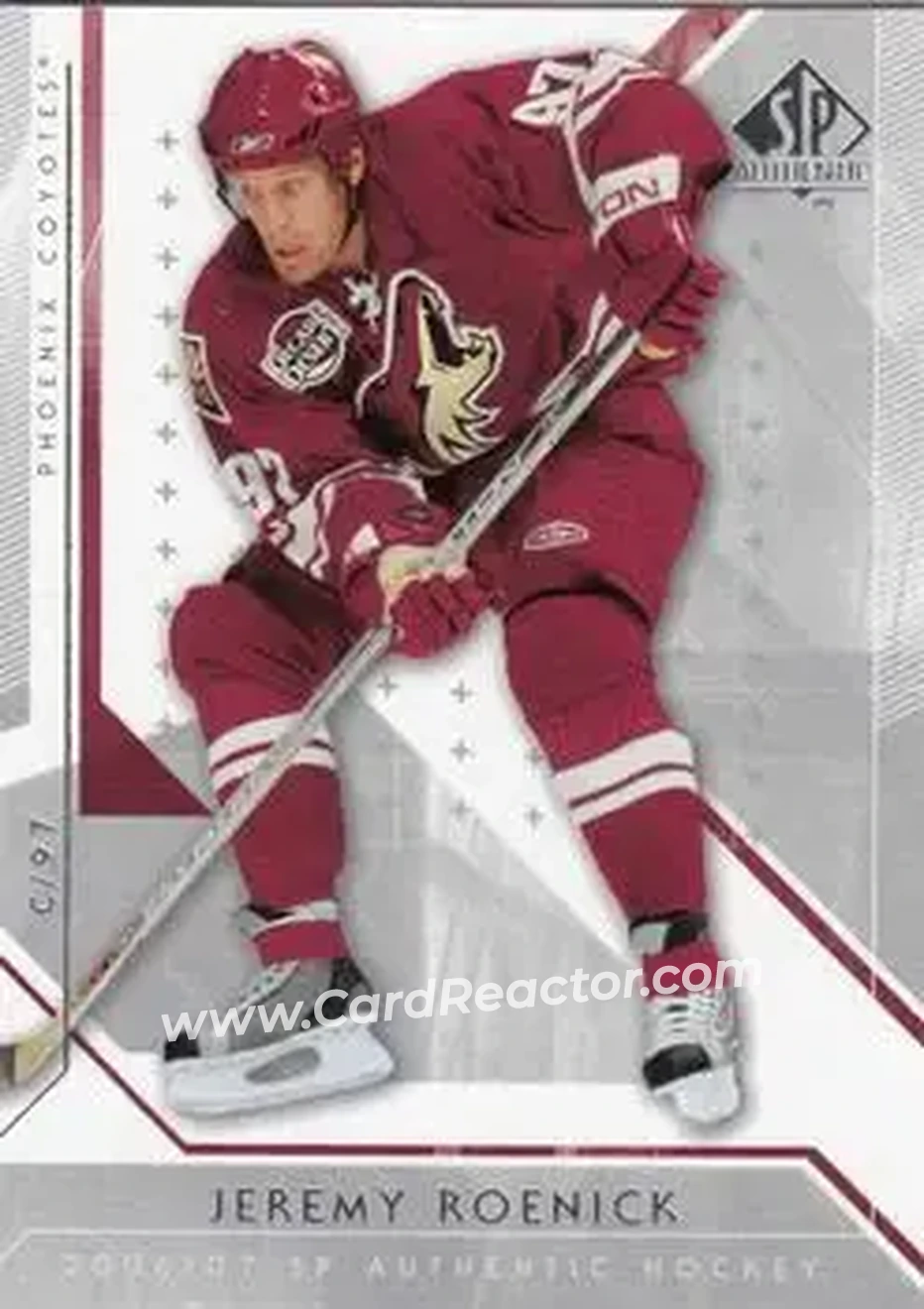 2006-07 SP Authentic #25 - Jeremy Roenick - Phoenix Coyotes - Front