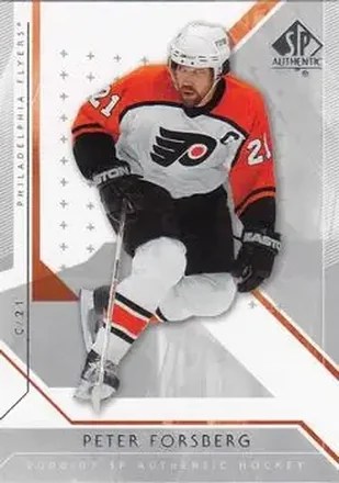 2006-07 SP Authentic #28 - Peter Forsberg - Philadelphia Flyers