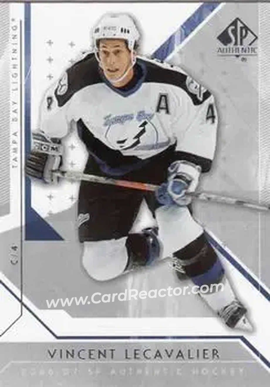 2006-07 SP Authentic #10 - Vincent Lecavalier - Tampa Bay Lightning - Front