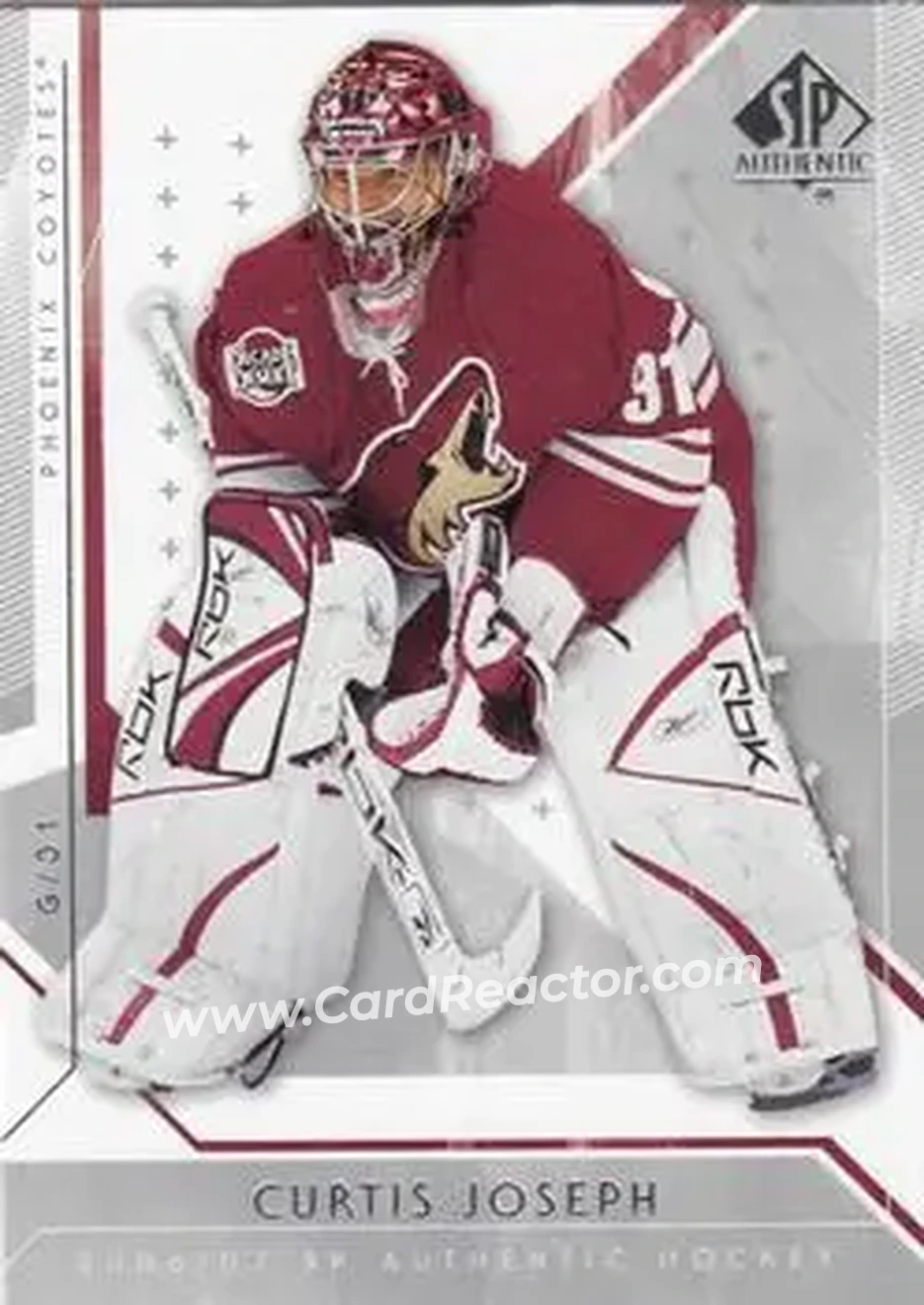 2006-07 SP Authentic #27 - Curtis Joseph - Phoenix Coyotes - Front