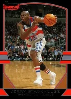 2003-04 Bowman Signature #7 - Jerry Stackhouse - Washington Wizards