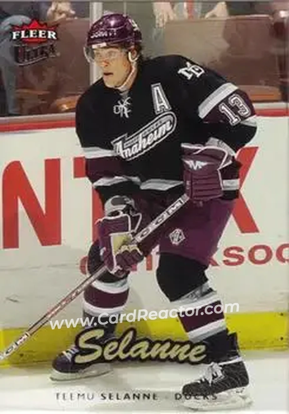 2006-07 Ultra #5 - Teemu Selanne - Anaheim Ducks - Front
