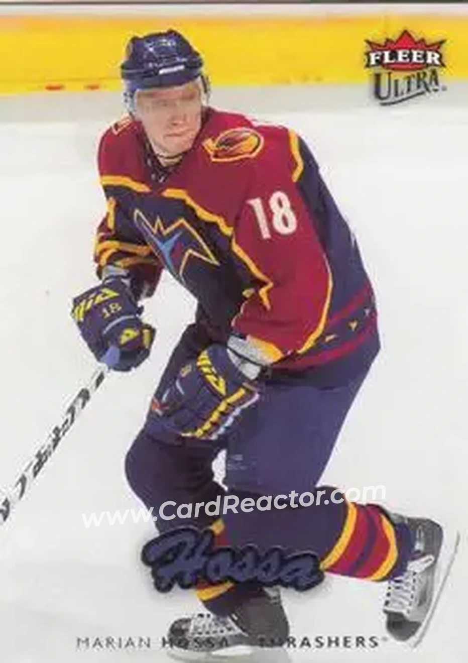 2006-07 Ultra #10 - Marian Hossa - Atlanta Thrashers - Front