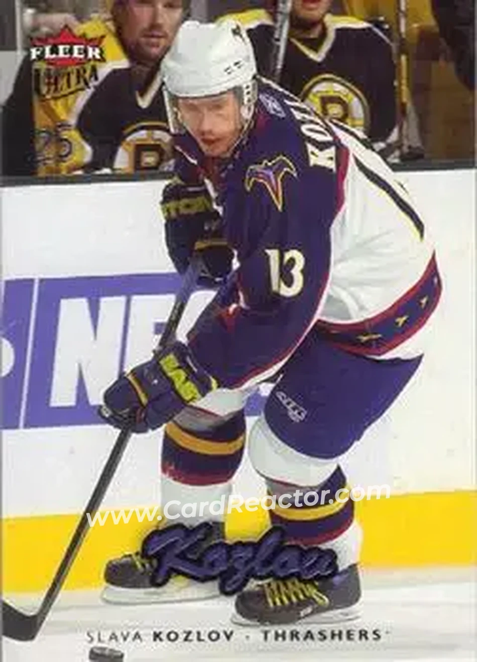 2006-07 Ultra #12 - Slava Kozlov - Atlanta Thrashers - Front