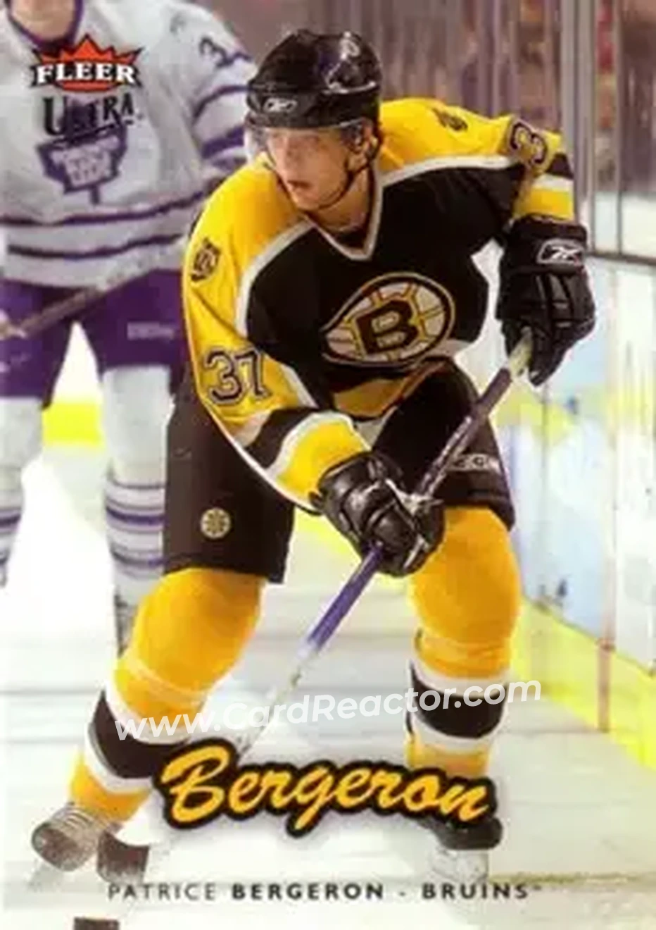2006-07 Ultra #14 - Patrice Bergeron - Boston Bruins - Front