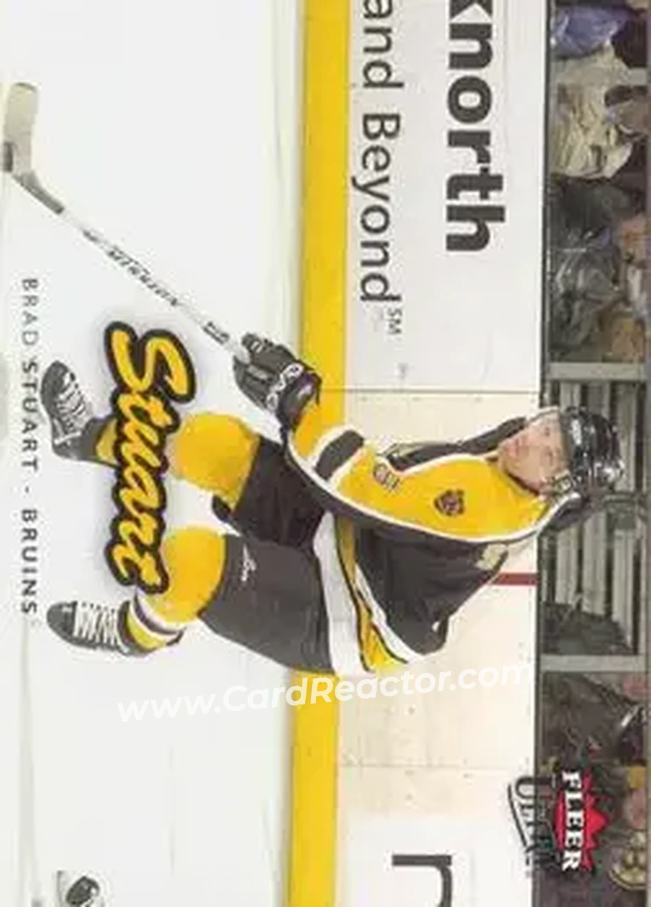 2006-07 Ultra #17 - Brad Stuart - Boston Bruins - Front