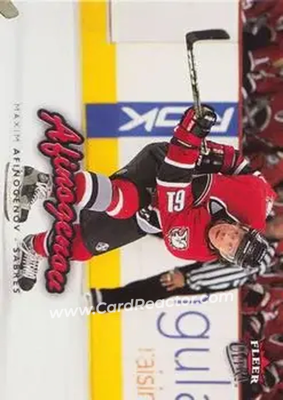 2006-07 Ultra #23 - Maxim Afinogenov - Buffalo Sabres - Front