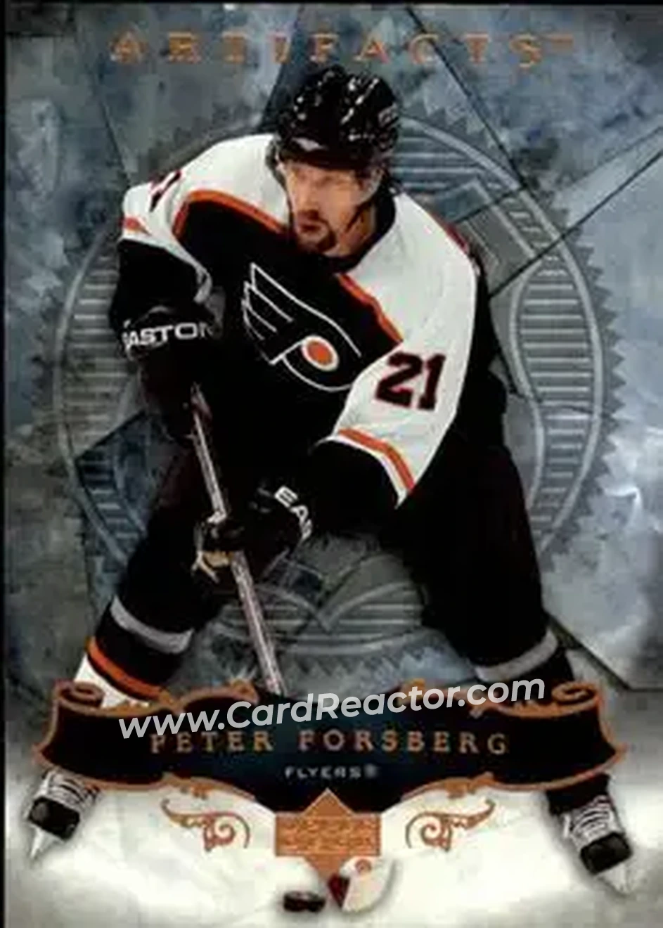 2006-07 Upper Deck Artifacts #28 - Peter Forsberg - Philadelphia Flyers - Front 2006-07 Upper Deck Artifacts #28 - Peter Forsberg - Philadelphia Flyers - Front