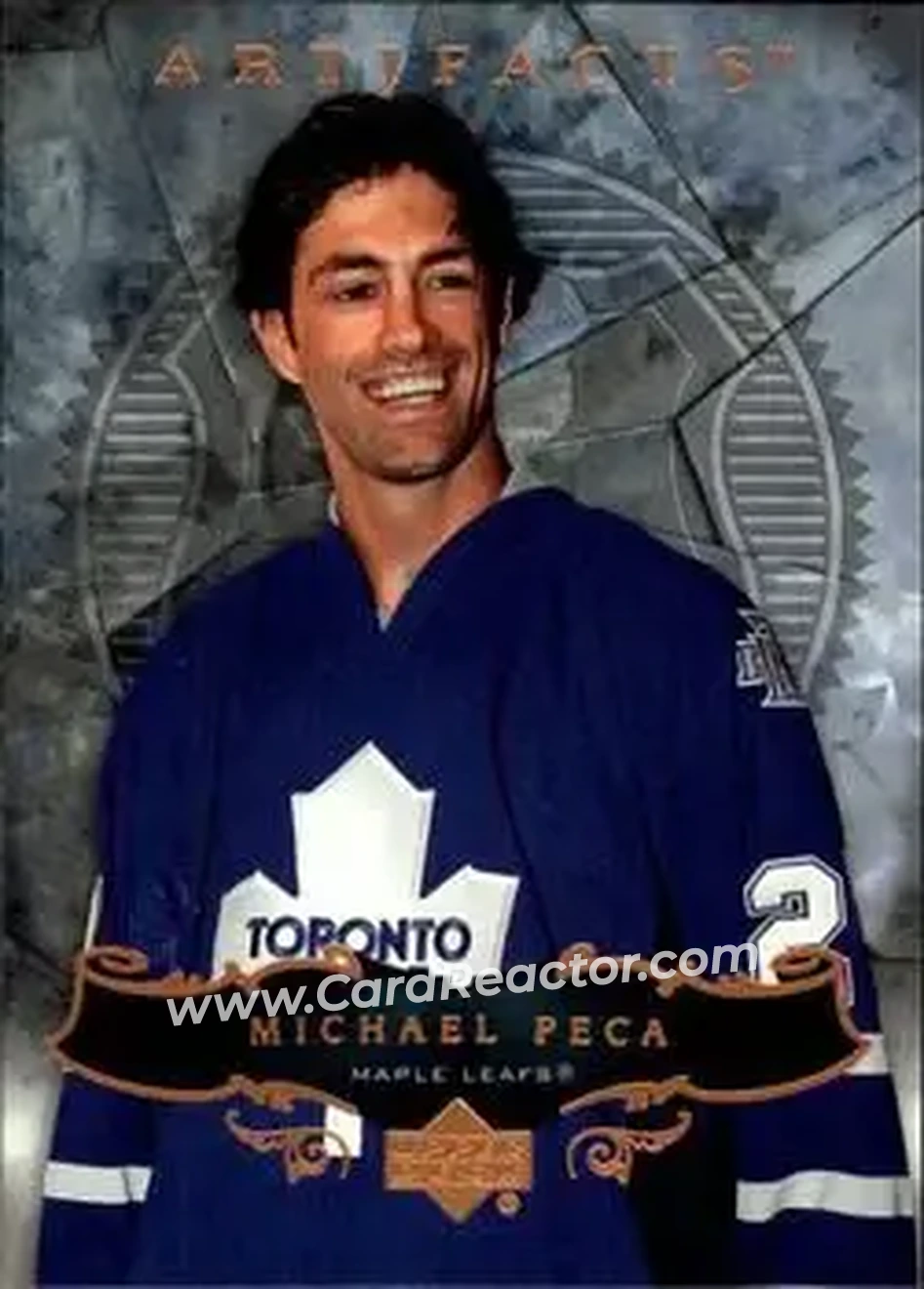 2006-07 Upper Deck Artifacts #10 - Michael Peca - Toronto Maple Leafs - Front 2006-07 Upper Deck Artifacts #10 - Michael Peca - Toronto Maple Leafs - Front