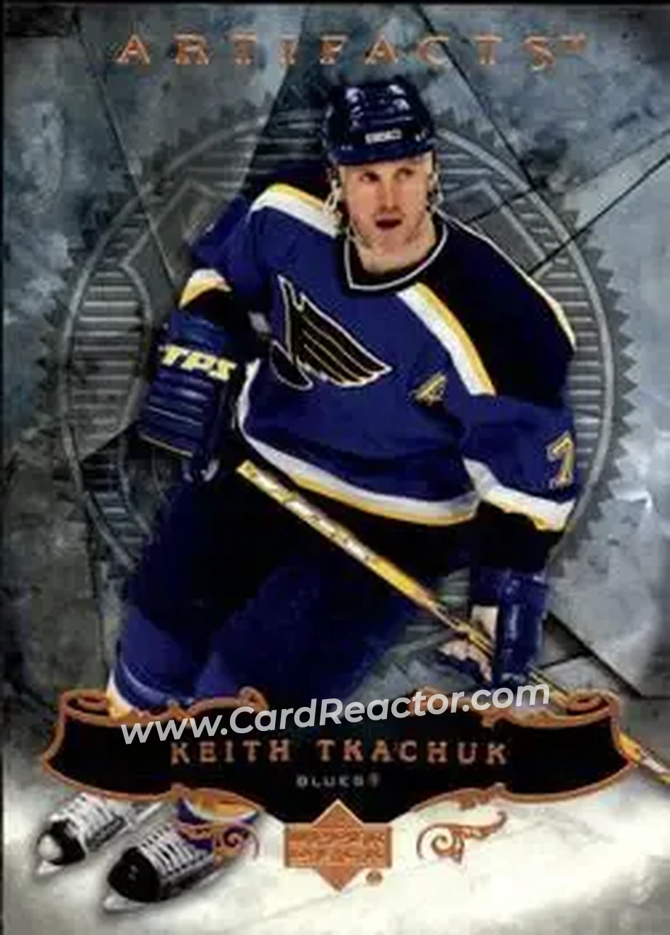 2006-07 Upper Deck Artifacts #14 - Keith Tkachuk - St. Louis Blues - Front 2006-07 Upper Deck Artifacts #14 - Keith Tkachuk - St. Louis Blues - Front