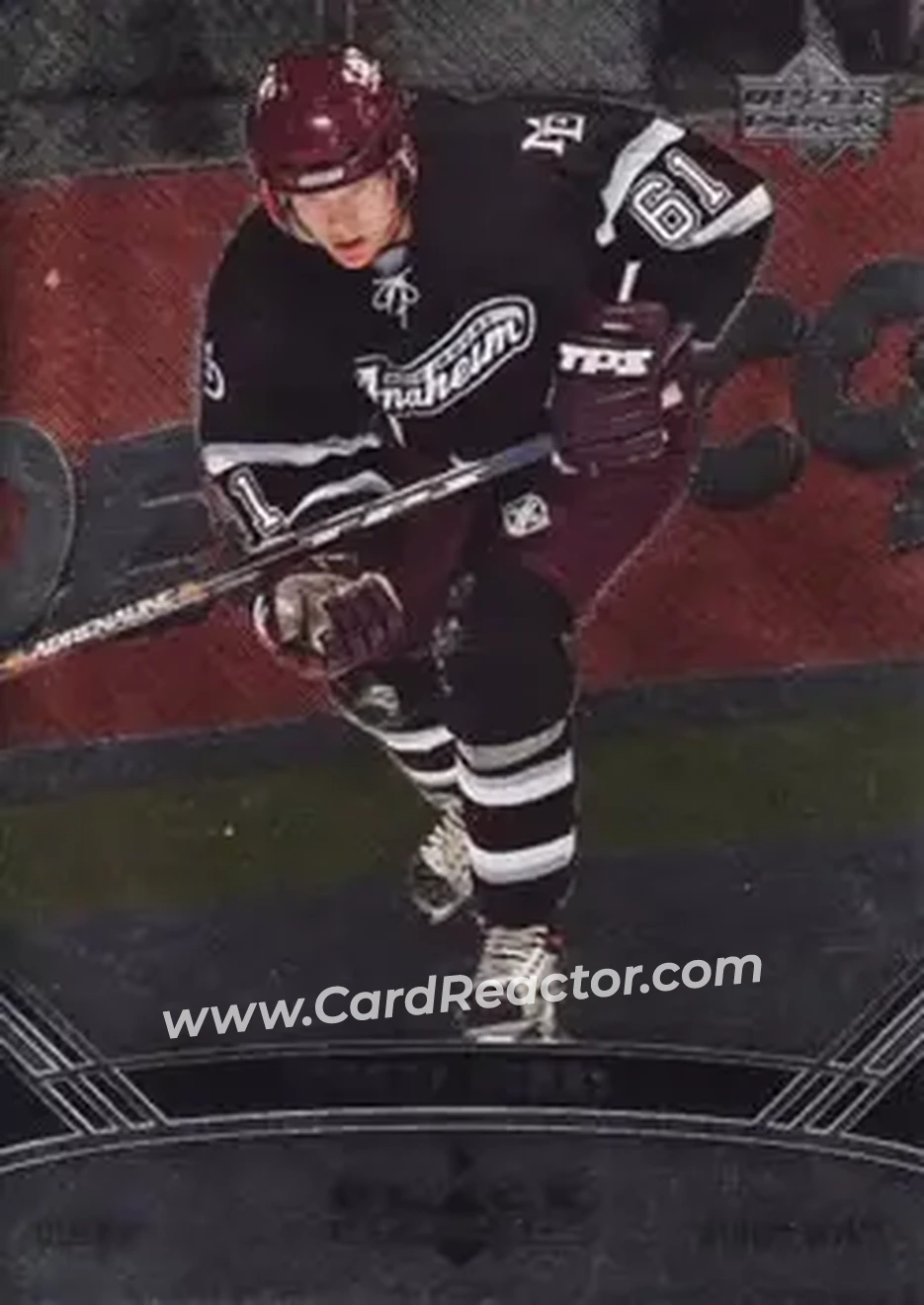 2006-07 Upper Deck Black Diamond #1 - Corey Perry - Anaheim Ducks - Front