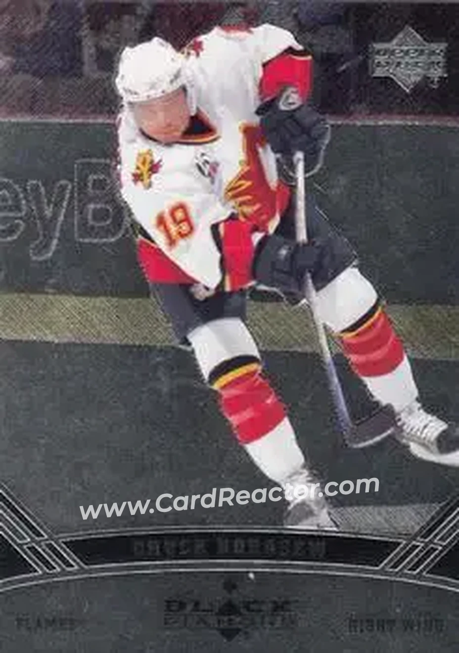2006-07 Upper Deck Black Diamond #14 - Chuck Kobasew - Calgary Flames - Front 2006-07 Upper Deck Black Diamond #14 - Chuck Kobasew - Calgary Flames - Front