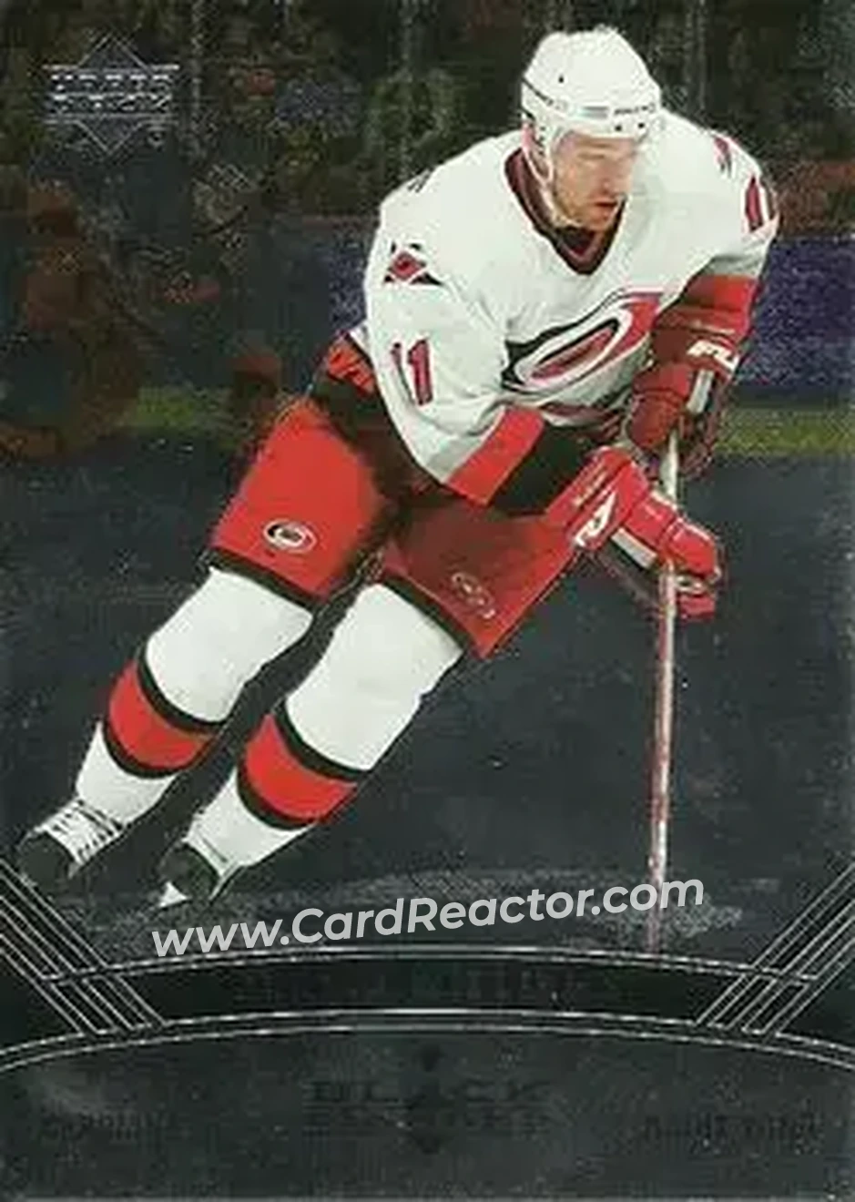 2006-07 Upper Deck Black Diamond #16 - Justin Williams - Carolina Hurricanes - Front 2006-07 Upper Deck Black Diamond #16 - Justin Williams - Carolina Hurricanes - Front