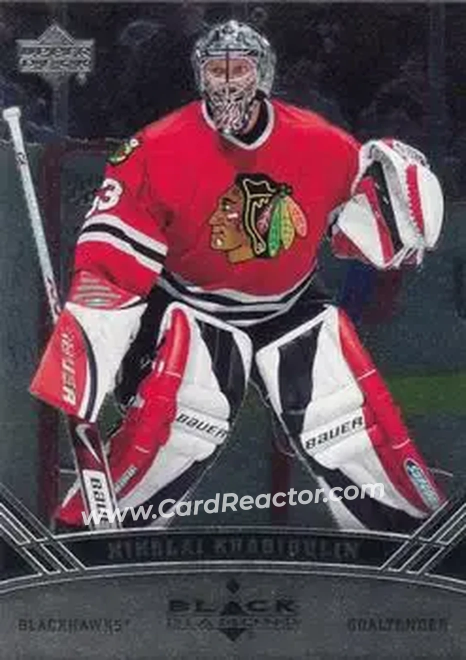 2006-07 Upper Deck Black Diamond #20 - Nikolai Khabibulin - Chicago Blackhawks - Front