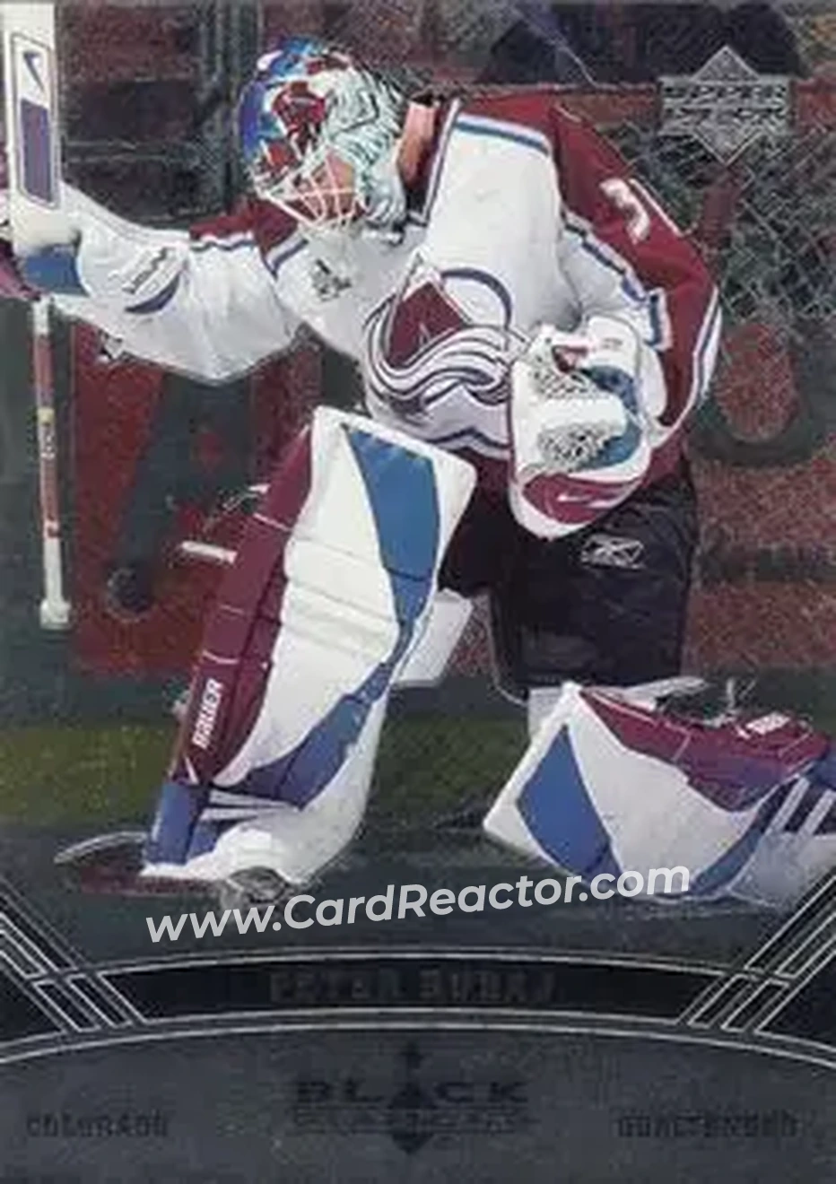 2006-07 Upper Deck Black Diamond #21 - Peter Budaj - Colorado Avalanche - Front 2006-07 Upper Deck Black Diamond #21 - Peter Budaj - Colorado Avalanche - Front