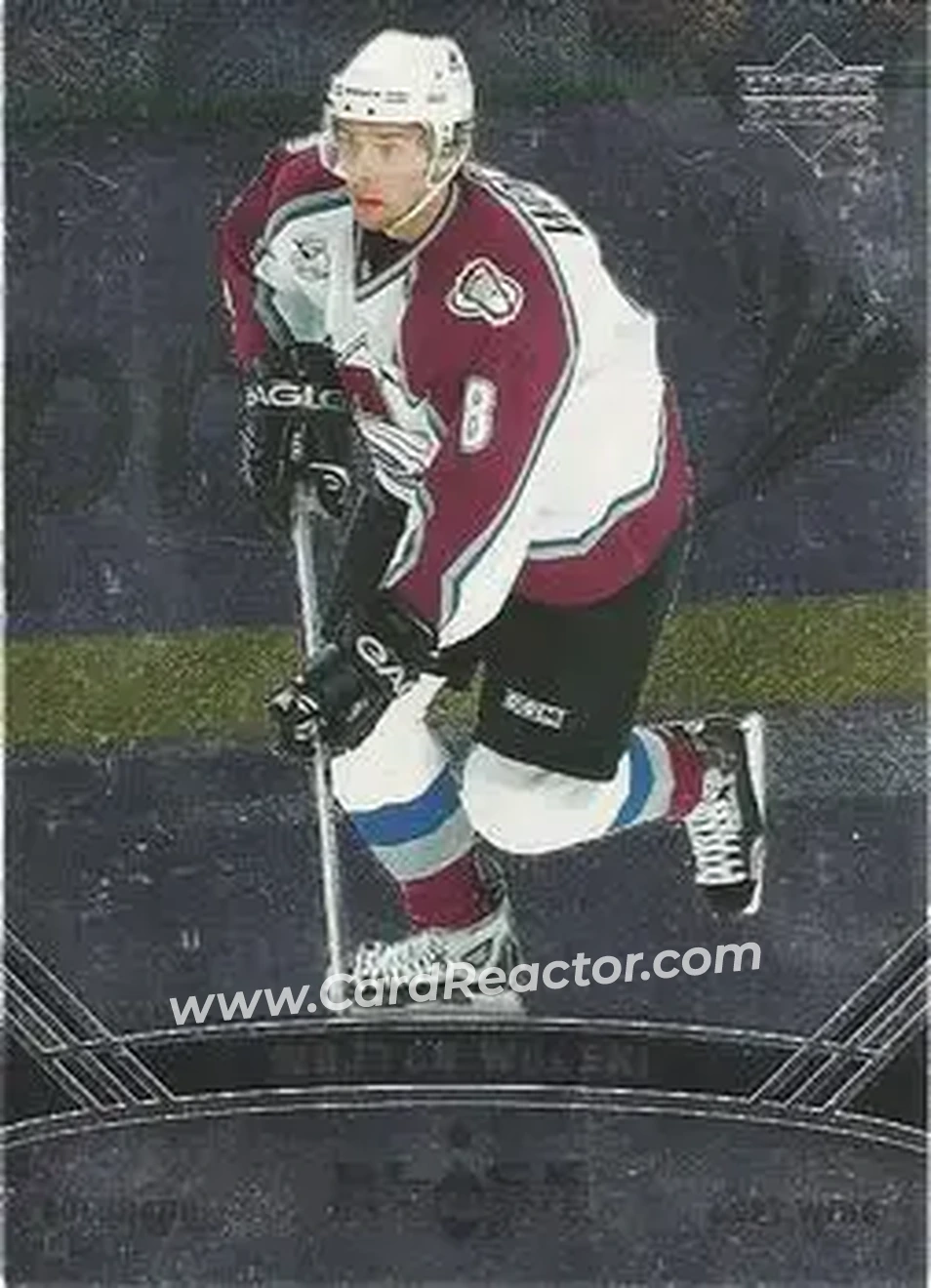 2006-07 Upper Deck Black Diamond #22 - Wojtek Wolski - Colorado Avalanche - Front 2006-07 Upper Deck Black Diamond #22 - Wojtek Wolski - Colorado Avalanche - Front
