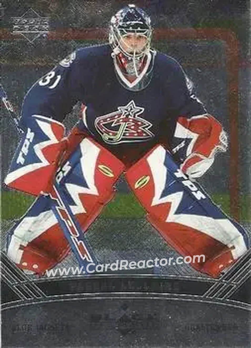 2006-07 Upper Deck Black Diamond #24 - Pascal Leclaire - Columbus Blue Jackets - Front