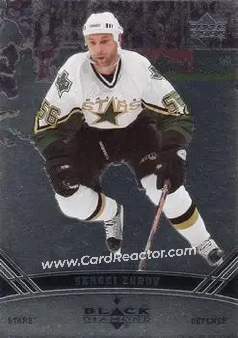 2006-07 Upper Deck Black Diamond #27 - Sergei Zubov - Dallas Stars - Front 2006-07 Upper Deck Black Diamond #27 - Sergei Zubov - Dallas Stars - Front