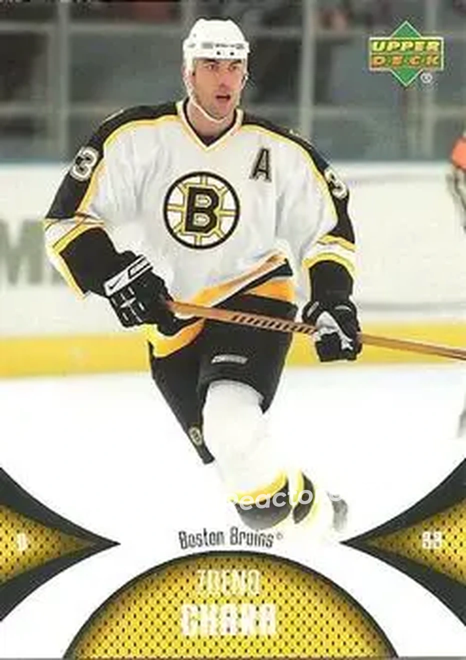 2006-07 Upper Deck Mini Jersey #9 - Zdeno Chara - Boston Bruins - Front 2006-07 Upper Deck Mini Jersey #9 - Zdeno Chara - Boston Bruins - Front