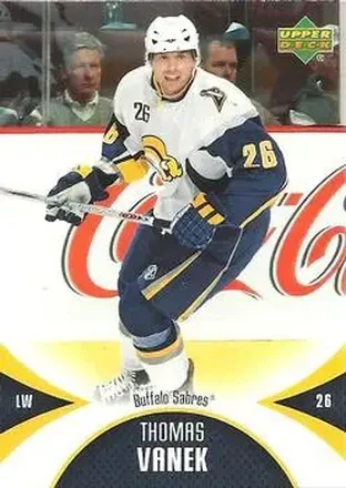 Thomas Vanek · 2006-07 Upper Deck Mini Jersey #10