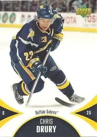 Chris Drury · 2006-07 Upper Deck Mini Jersey #12