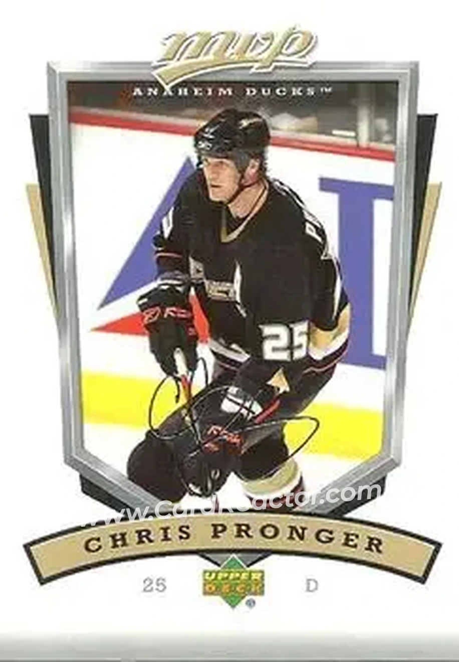 2006-07 Upper Deck MVP #1 - Chris Pronger - Anaheim Ducks - Front 2006-07 Upper Deck MVP #1 - Chris Pronger - Anaheim Ducks - Front