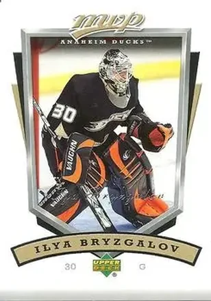 2006-07 Upper Deck MVP #2 - Ilya Bryzgalov - Anaheim Ducks