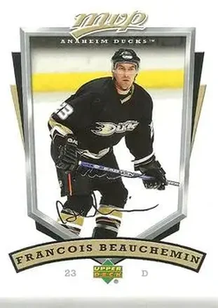 2006-07 Upper Deck MVP #5 - Francois Beauchemin - Anaheim Ducks