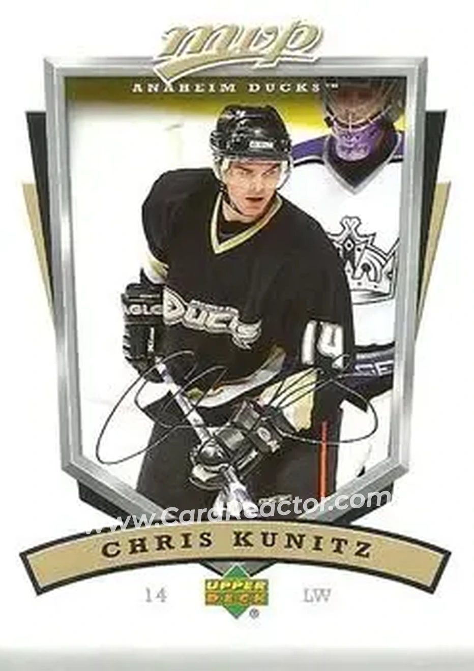 2006-07 Upper Deck MVP #6 - Chris Kunitz - Anaheim Ducks - Front