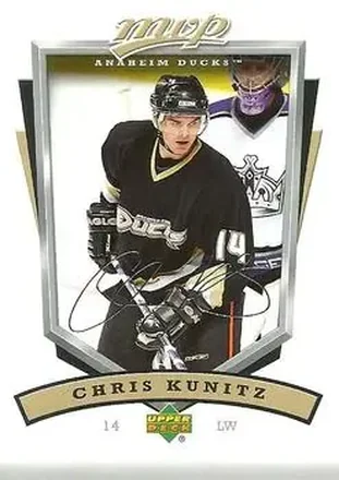 2006-07 Upper Deck MVP #6 - Chris Kunitz - Anaheim Ducks