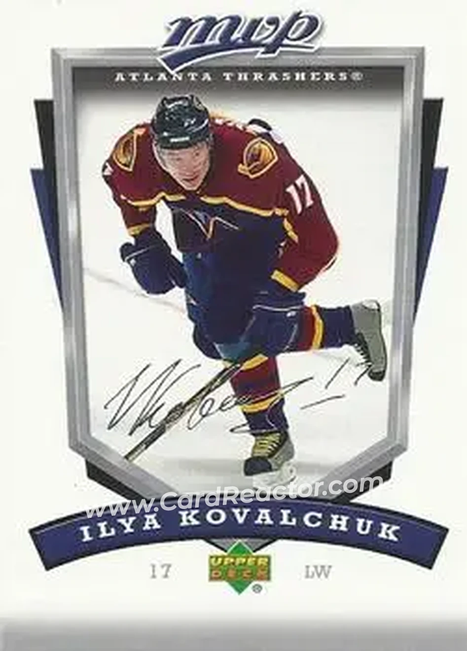 2006-07 Upper Deck MVP #11 - Ilya Kovalchuk - Atlanta Thrashers - Front