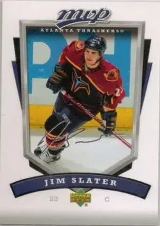 2006-07 Upper Deck MVP #12 - Jim Slater - Atlanta Thrashers