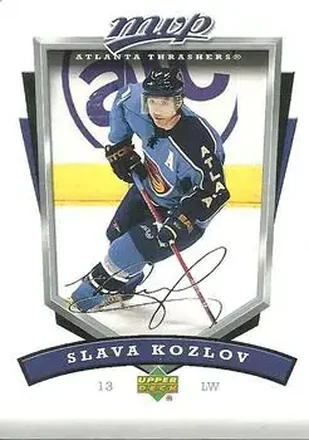 2006-07 Upper Deck MVP #13 - Slava Kozlov - Atlanta Thrashers